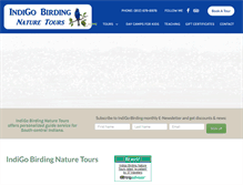 Tablet Screenshot of indigobirding.com